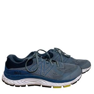 New Balance M840LB5  Gray Blue White Athletic Running Shoes Sneakers Men's Sz 11